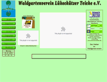 Tablet Screenshot of luebschuetzer-teiche.de